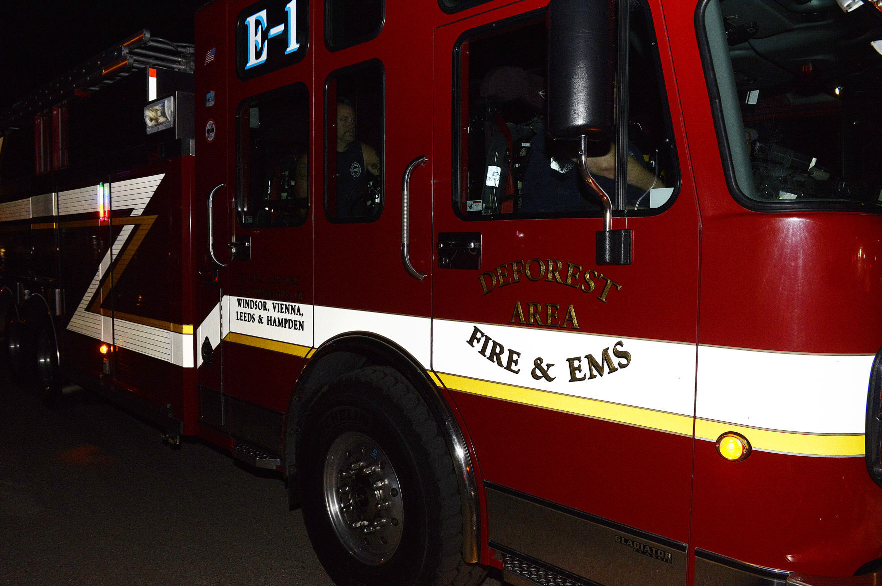 Cory Barr processional, DeForest Area Fire & EMS